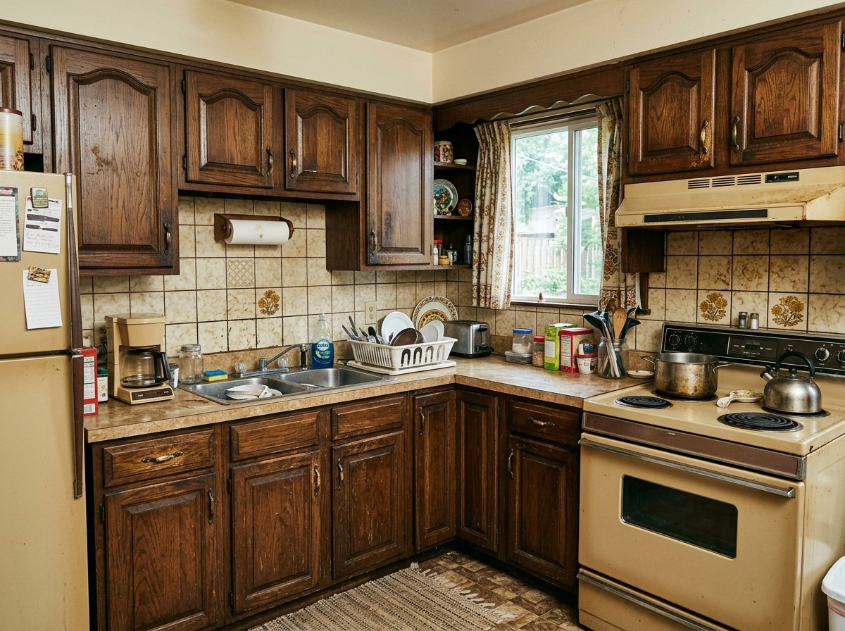 Before Renovation Dated Kitchen